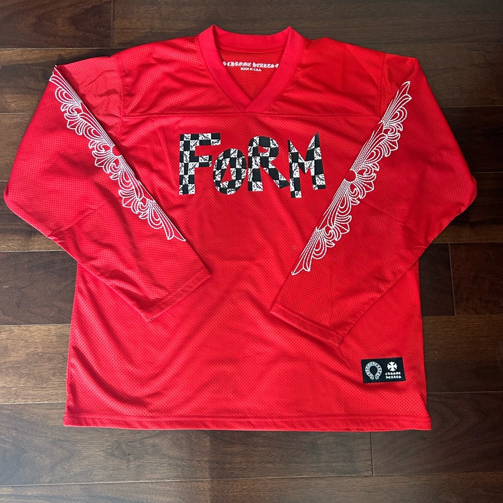 Chrome Hearts red matty boy jersey collab